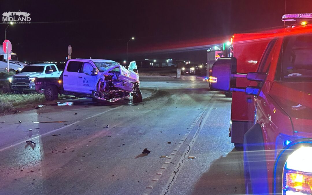 Impactante Accidente en Midland: Camión Cisterna de Nitrógeno Líquido Vuelca en Carretera