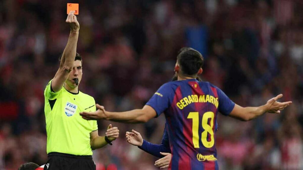 Barcelona Vs Atlético De Madrid: Cta Confirma Que Jugador Debía Ser Expulsado