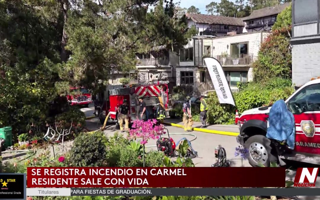 Incendio en Carmel: Respuesta Eficaz y Evacuación Sin Contratiempos