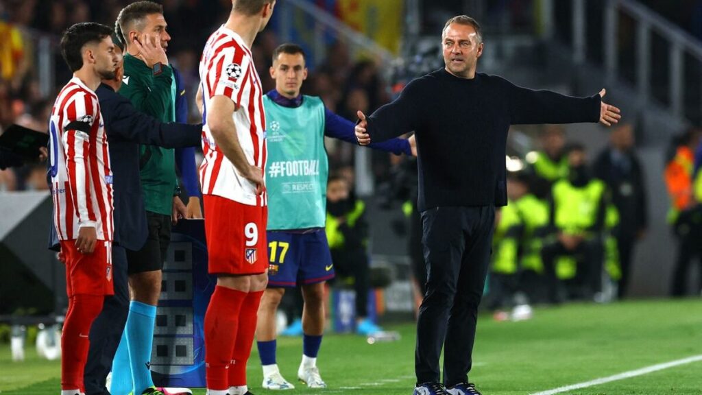 Hansi Flick Critica Fuerte El Arbitraje En El Barcelona Vs Atlético: ‘Era Roja Y Penal’