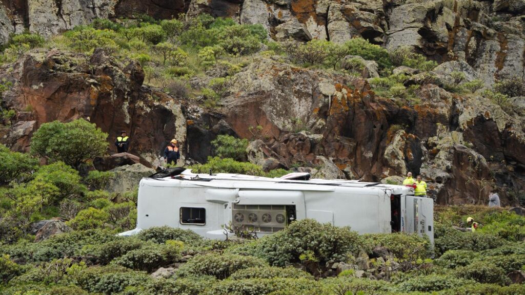 Tragedia En La Gomera: Fatal Accidente De Autobús Turístico Deja Un Muerto