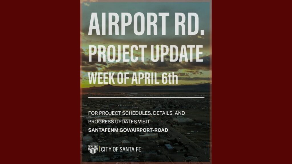 Mejoras En Airport Road De Santa Fe Cerca De Culminar Con El 95% De Pavimentación Completa