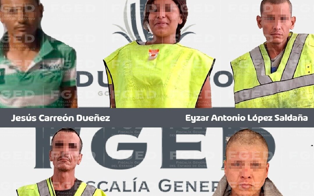 Sentencia en Durango: Cinco detenidos con cristal enfrentan justicia