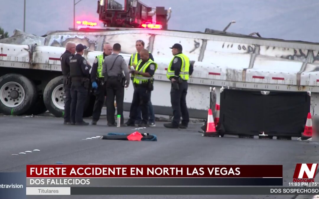Choque Mortal en North Las Vegas: Impactante Incendio Tras Accidente a Alta Velocidad
