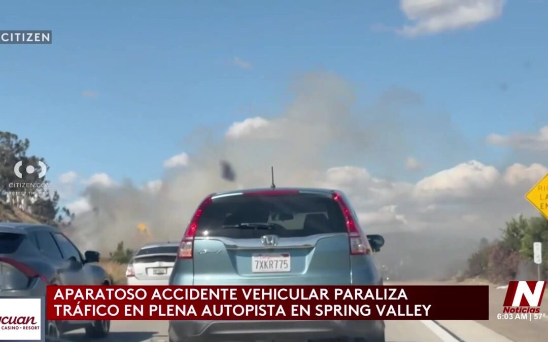 Trágico Accidente en Spring Valley Sacude a la Comunidad y Colapsa la Autopista 54