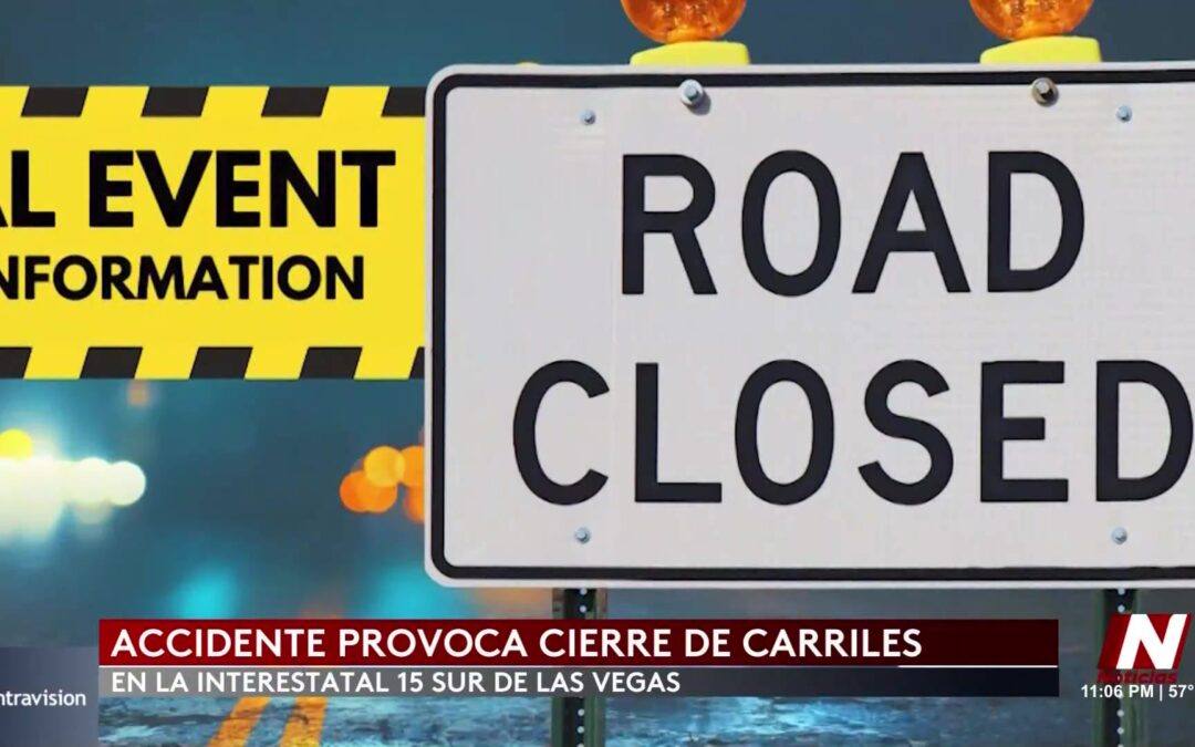 Impactante Accidente en la I-15: Interrupciones en Las Vegas