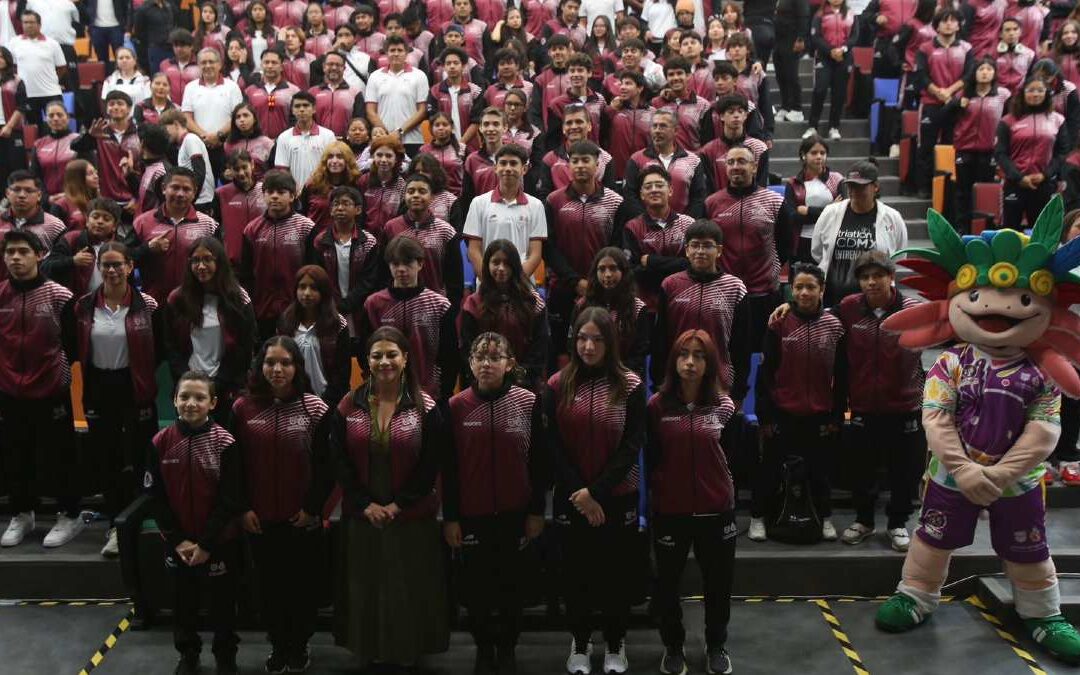 Clara Brugada Impulsa a Medallistas con Apoyos Económicos rumbo a la Olimpiada Nacional 2026