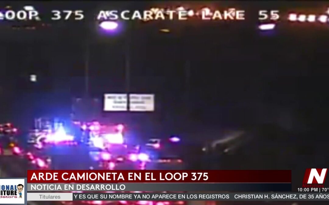 Incendio de Vehículo en Loop 375 Causa Caos en el Tráfico Sin Heridos