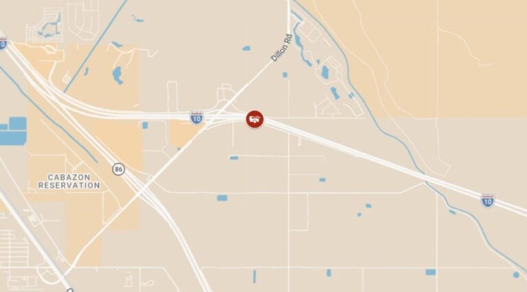 Coachella, CA: Tres muertos tras choque frontal por conductor en sentido contrario en la I-10
