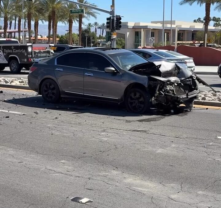 Palm Desert, CA: Accidente cerca de College of the Desert provoca retrasos en el tráfico matutino