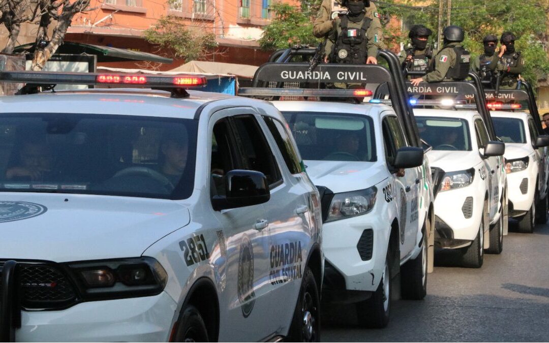 Villa de Reyes: Detención de 9 miembros del CJNG con armas y droga