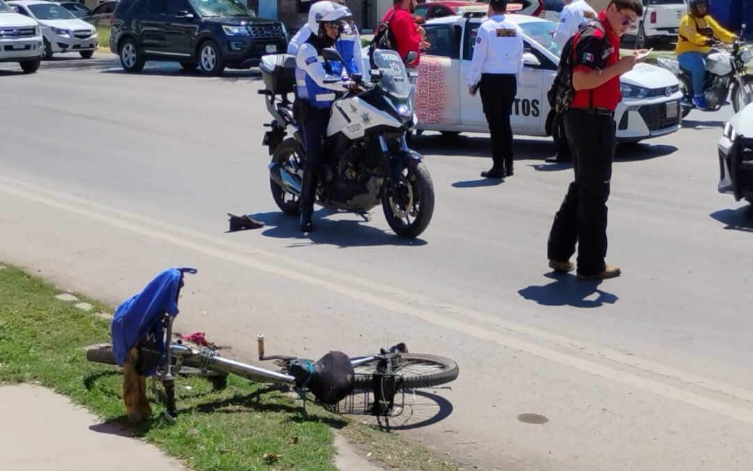 Accidente de Bicicleta en Bulevar Independencia Deja a Ciclista Herido en Torreón