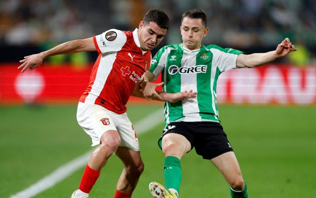 Betis y Fidalgo sufren eliminación en la Europa League ante Braga
