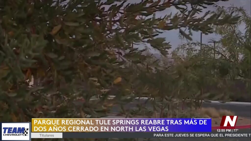 Parque Regional Tule Springs Renace Como Espacio Vital En North Las Vegas