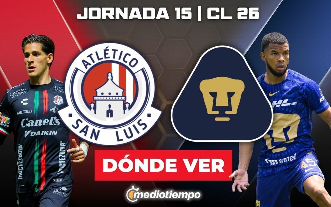 Atlético San Luis vs Pumas: ¡No te pierdas el partido EN VIVO de la Jornada 15 de la Liga MX 2026!