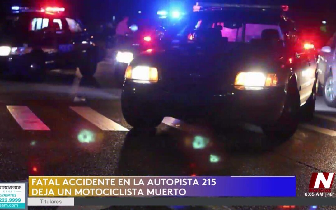 Trágico accidente mortal en Las Vegas: Motociclista pierde la vida en la CC215