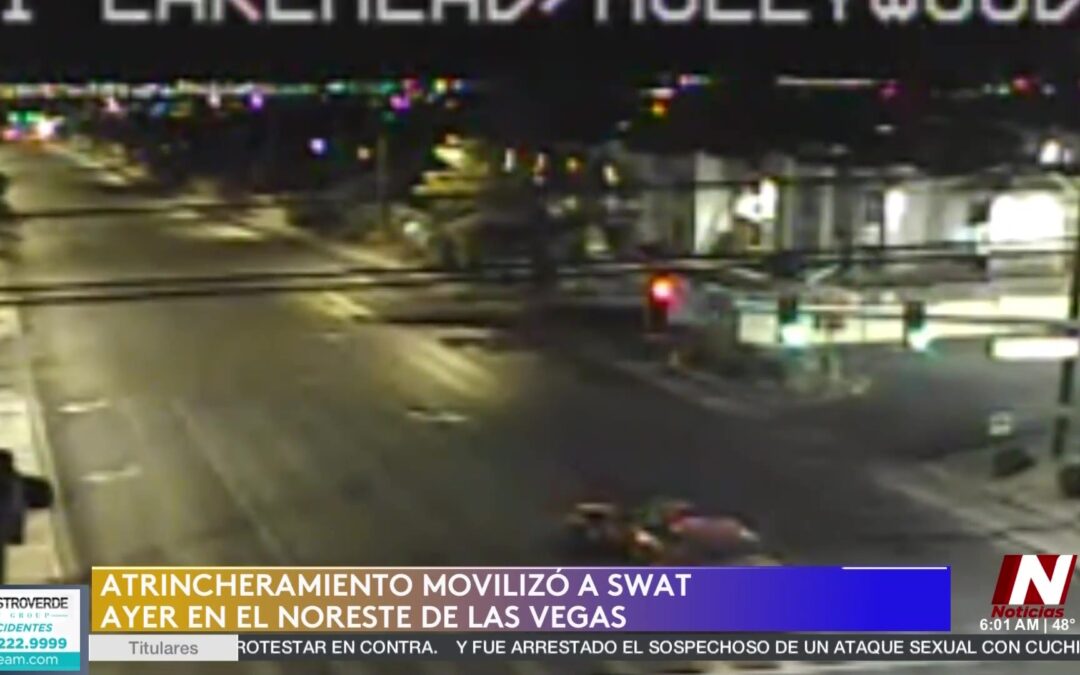 Barricada en Las Vegas: Unidades SWAT toman acción y bloquean tráfico en el este