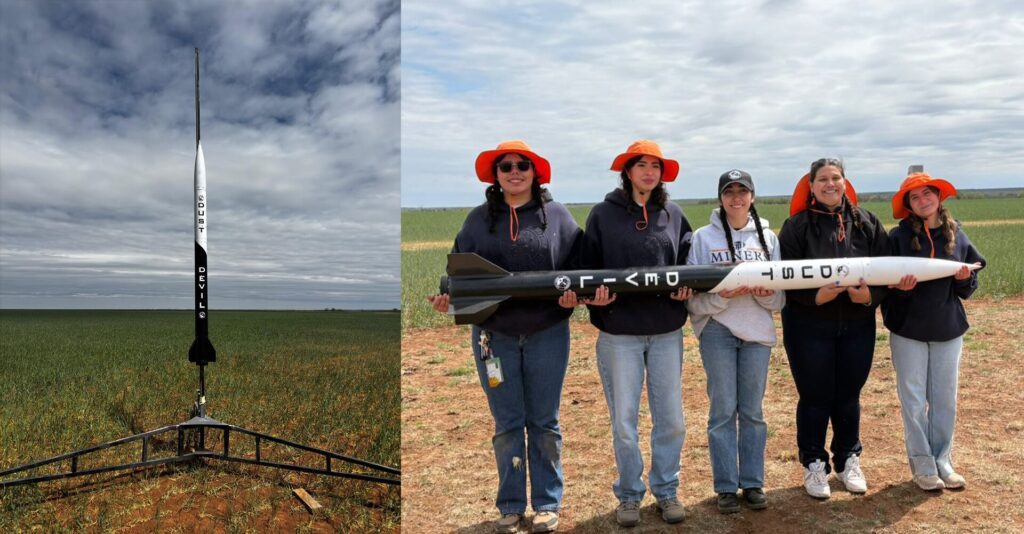 Equipo De Cohetes De Utep Triunfa En La Lone Star Cup Con Un Lanzamiento Magistral