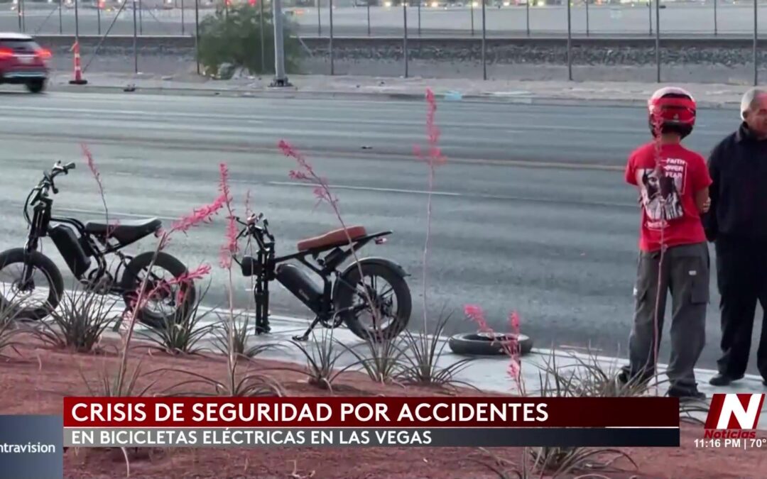 Aumentan los Accidentes en Bicicletas Eléctricas Cerca del Aeropuerto de Las Vegas