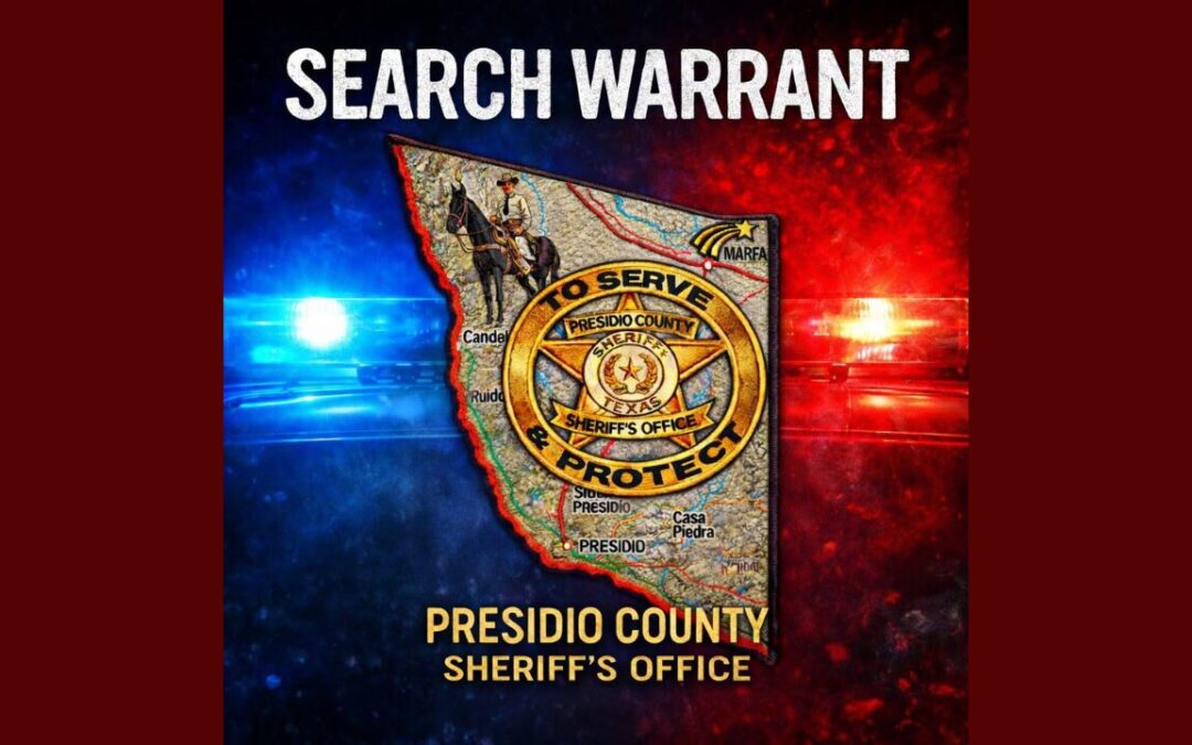 Operativo Antidrogas en Marfa: Arrestan a Residente Local y Confiscan Metanfetamina