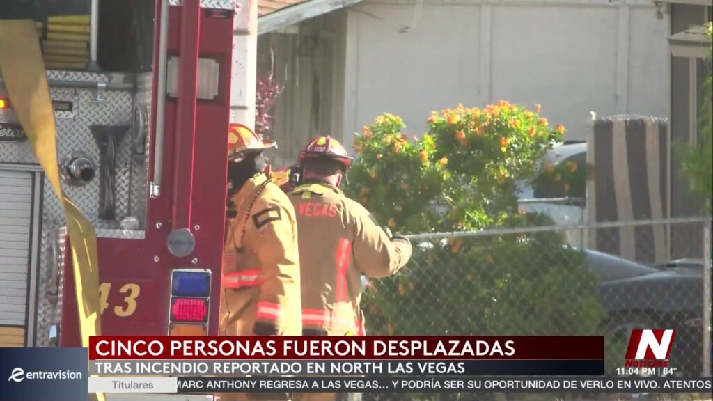 Incendio En North Las Vegas Deja A Familias Desplazadas: Respuesta Rápida De Emergencia