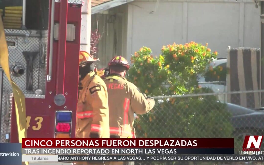 Incendio en North Las Vegas Deja a Familias Desplazadas: Respuesta Rápida de Emergencia