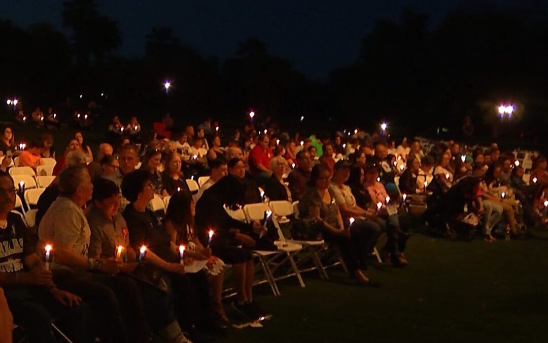 Vigilia honra a víctimas