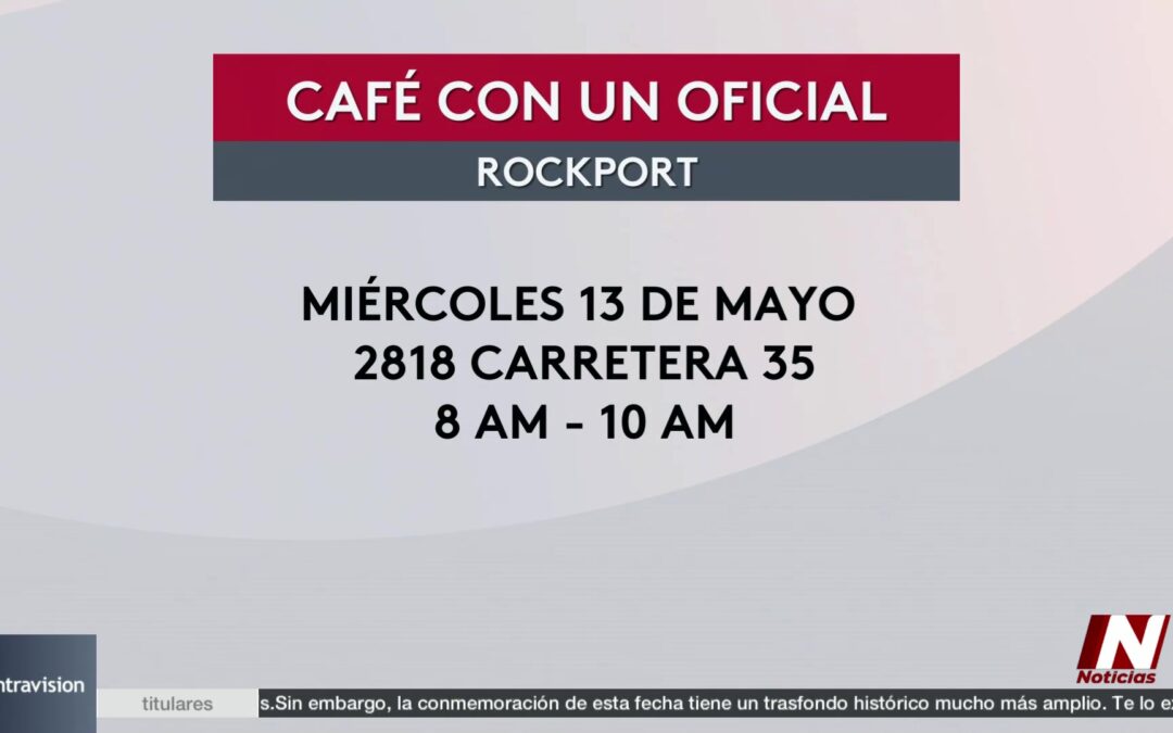 Café con un Oficial: Refuerza la Relación Policía-Comunidad en Rockport
