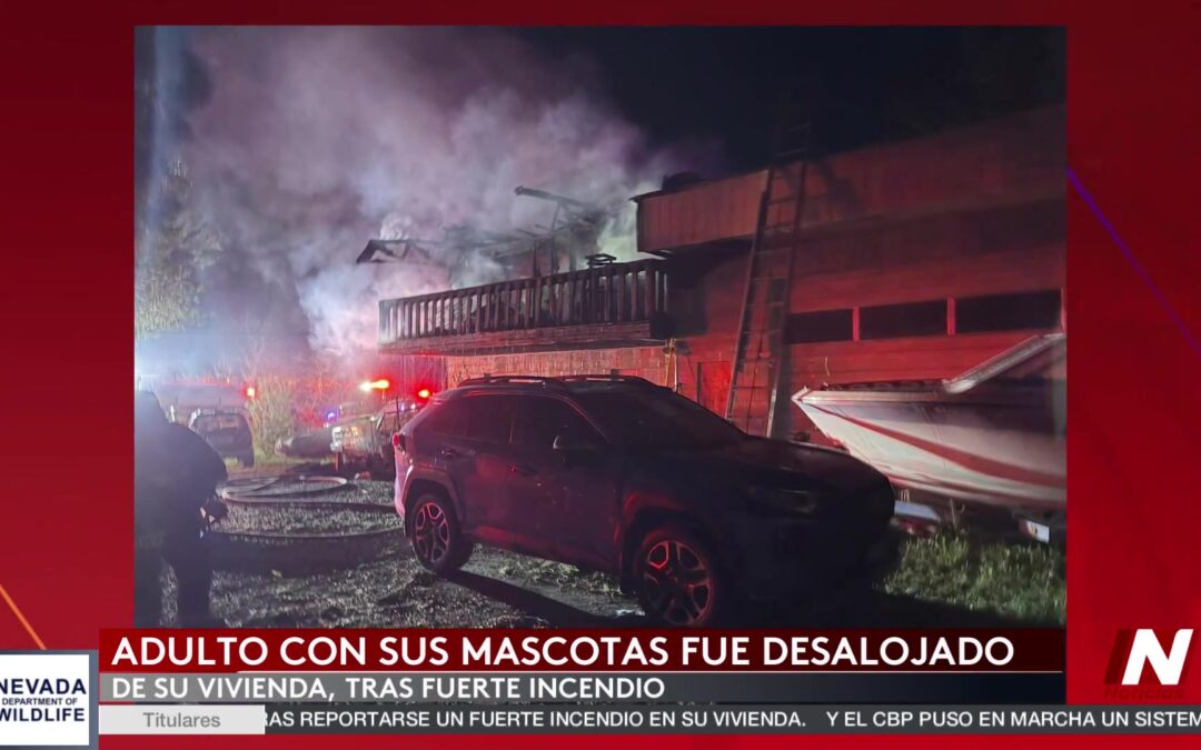 Incendio en Reno Deja Vivienda Inhabitable y Obliga a Familia a Desalojar