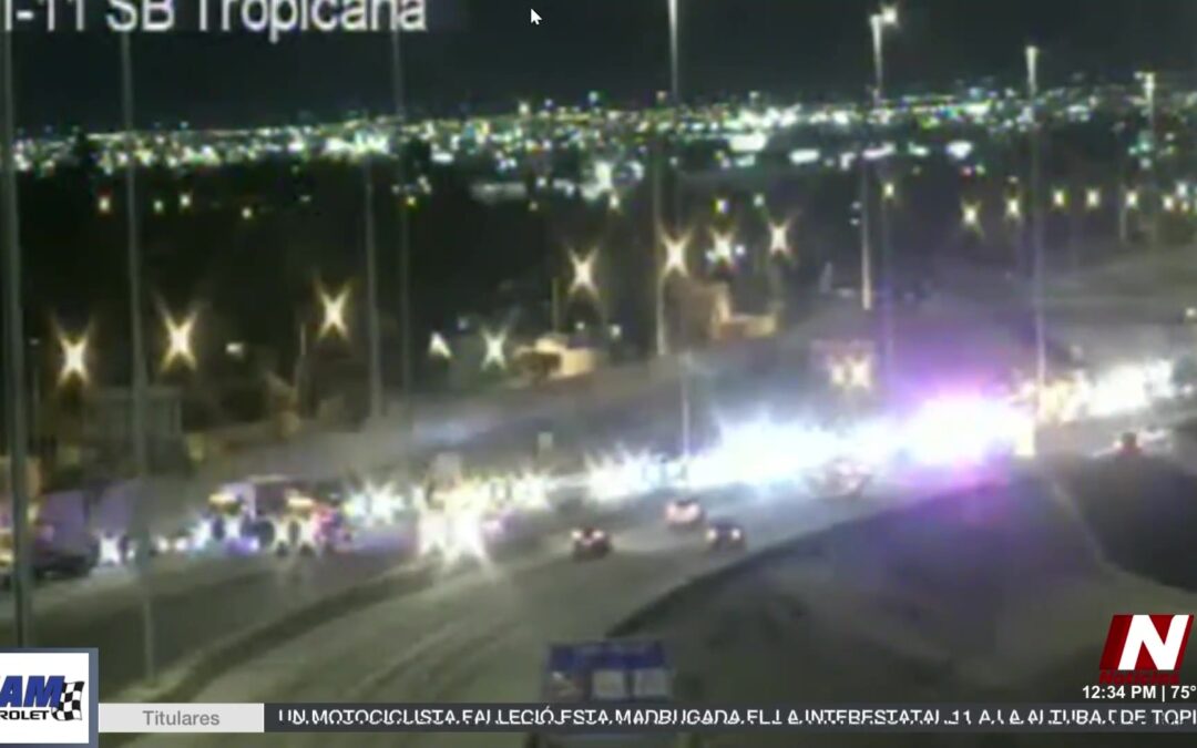 Accidente Tráfico I-11: Motociclista Fallecido Tras Choque Con Camioneta En Las Vegas