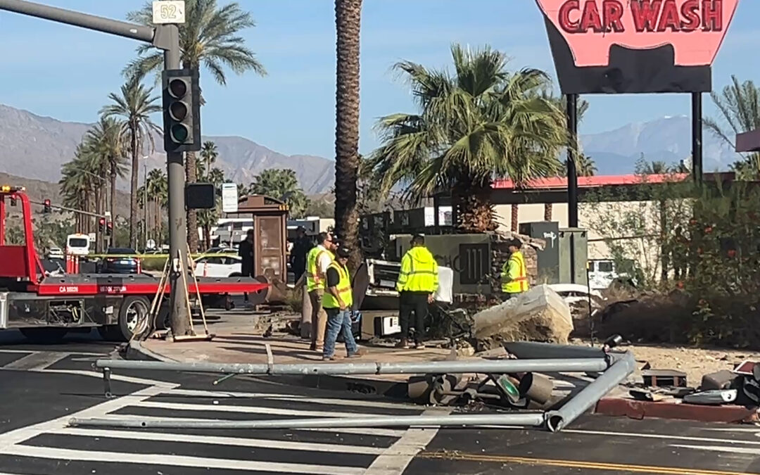 Accidente fatal en Rancho Mirage: conductor muere tras chocar contra poste en la Highway 111