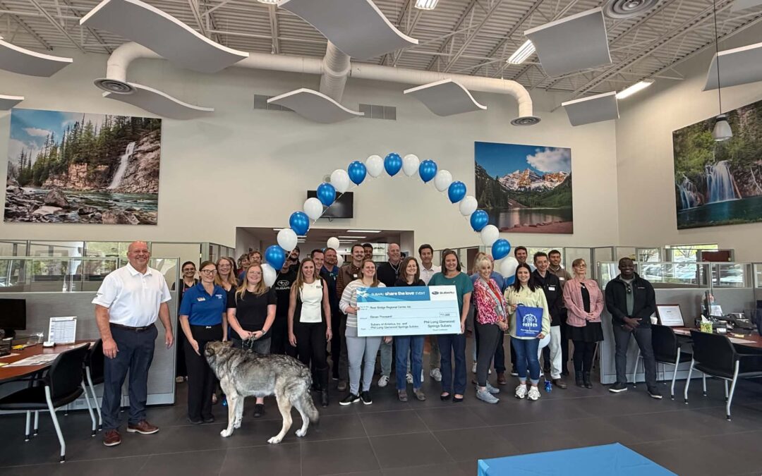 Phil Long Subaru realiza generosa donación a centro de apoyo infantil en Western Slope