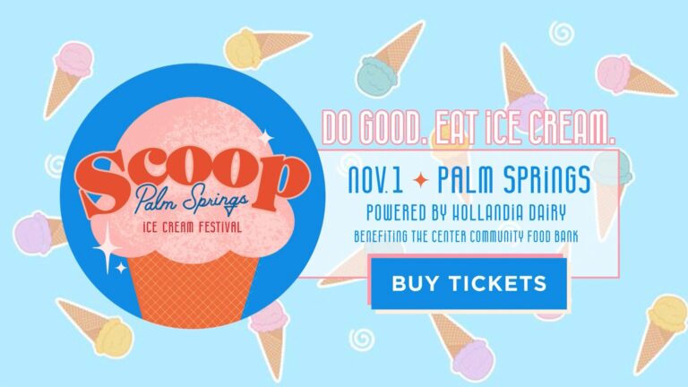 Regresa el festival de helados “Scoop Palm Springs” al centro de la ciudad para su segunda edición anual