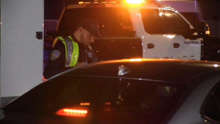 Tres conductores son arrestados bajo sospecha de conducir bajo la influencia durante un retén en Palm Springs